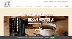 Desktop Screenshot of kaffeekonzepte.de